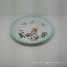 (BC-PM1021) High Quality Reusable Melamine Baby Plate